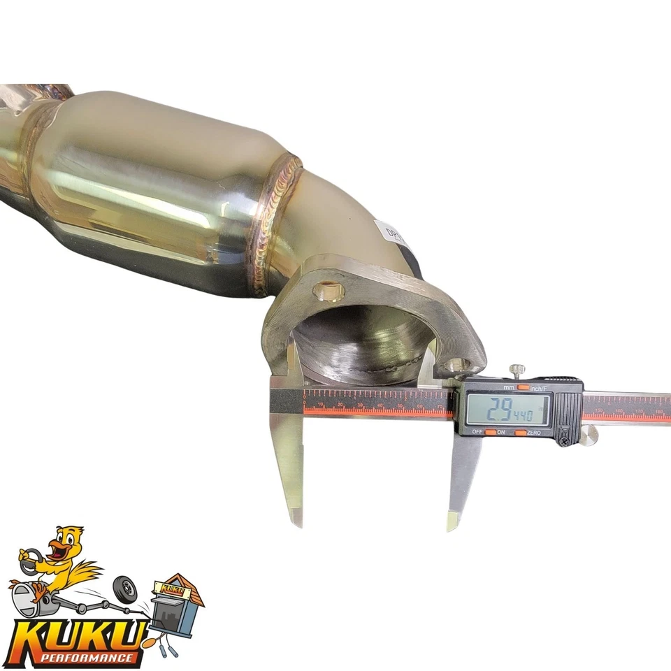 Tubo resonador OBX 10-12 para Hyundai Genesis Coupe 2.0T 3.0" Foto 4 de 4