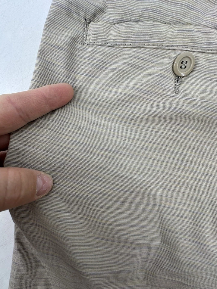 Volcom Size 36 Men Shorts Beige Chino Outdoor Pockets 11” Inseam S20 - Image 3 of 4