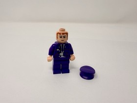 LEGO Minifigure Knight Bus Driver Harry Potter Conductor 4755 Authentic 2004