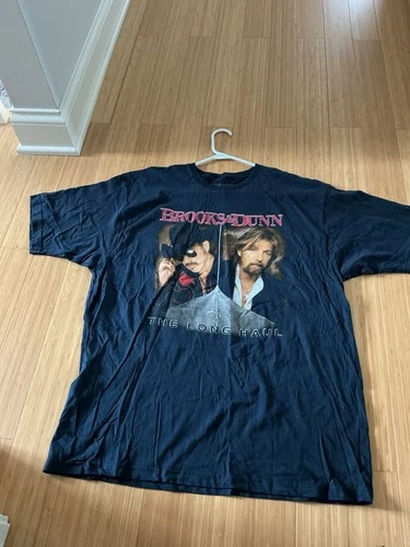 Brooks and Dunn 2006 the Long Haul Concert T-Shirt Vintage, 2000s vintage concert t-shirt, vintage, size XXL, single stitch, B+ condition