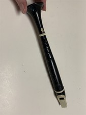 Vintage Trophy Music Plastic Flutophone Melody Flute Recorder Black USA