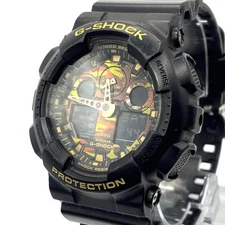 G-SHOCK GA-100CF Camouflage Watch New Battery, Used Condition G1205