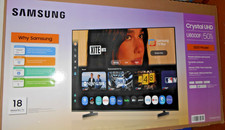 NEW NIB SAMSUNG CRYSTAL UHD 4K U8000F 50 INCH TIZEN SMART TV ALEXA GOOGLE 2025