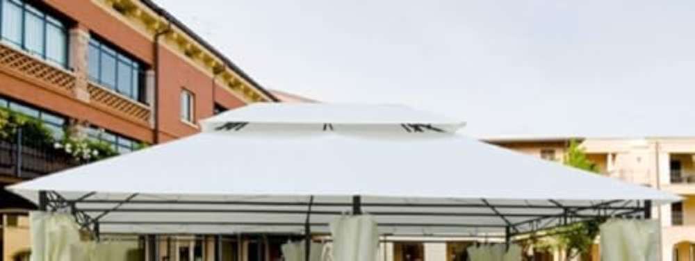 Telo di Ricambio per Gazebo 3x4 con Aggancio a Sporgenza Top Telo EcrÃ¹ con Airv
