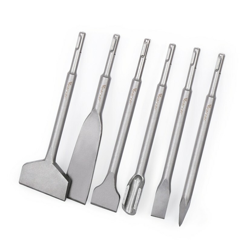 6PCS SDS PLUS Electric Hammer Chisel 