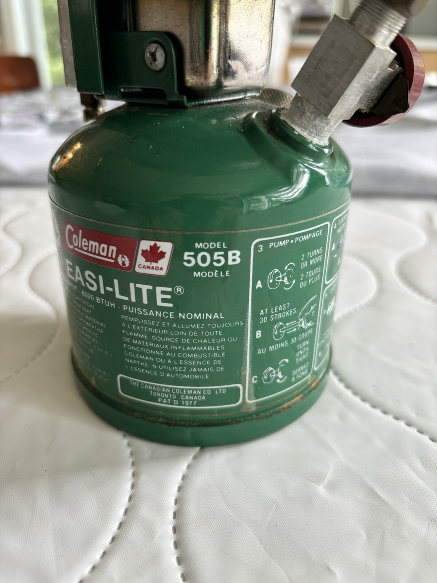 Coleman 505 stove