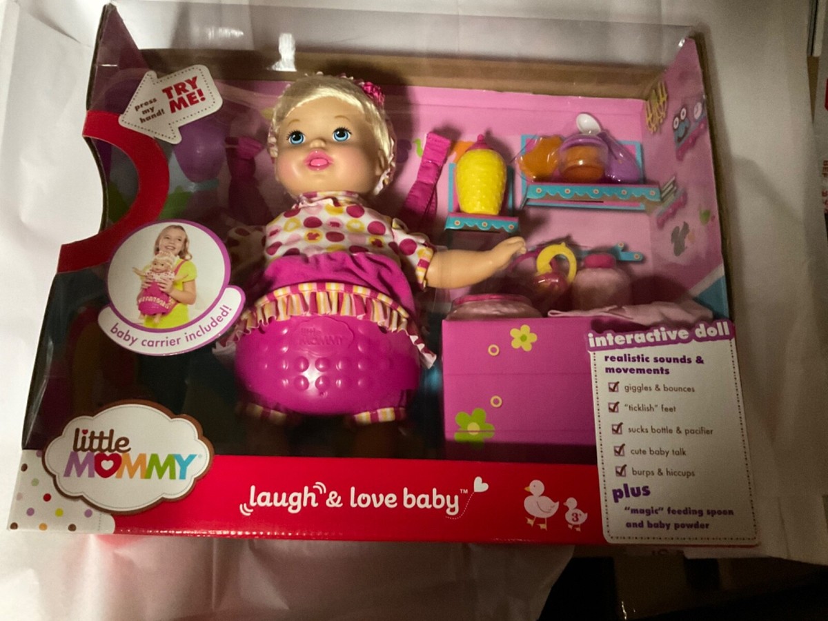 Little Mommy Laugh and Love Baby Doll Interactive New