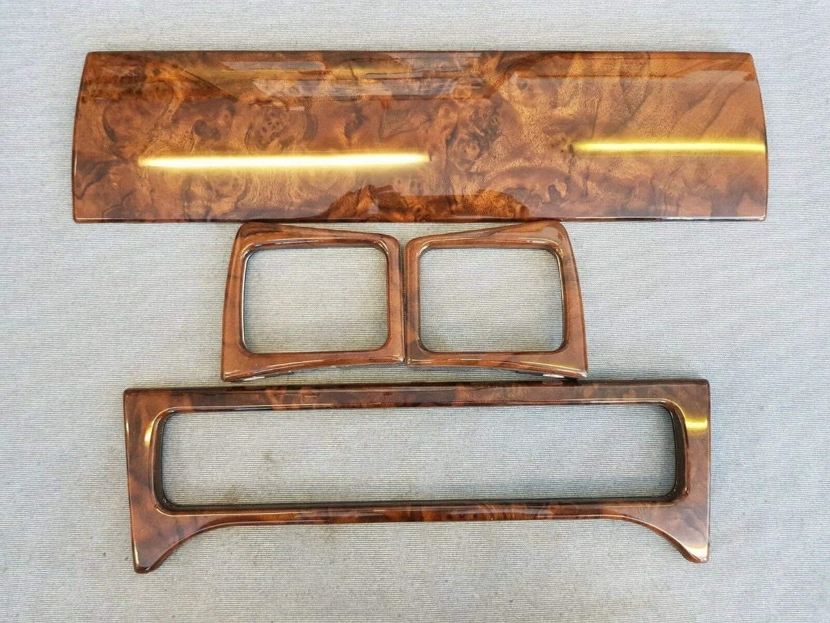 NEW JAGUAR XJ SERIES DASH VENEER KIT HNA9801CBLEG FIGURED WALNUT WITH SATNAV