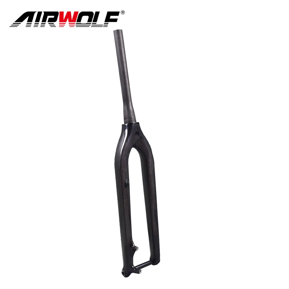 29er Carbon Fiber Fork Mtb Bicycle Tapered Rigid Thru Axle Disc Fork 3K/UD Forks - Image 4 of 4