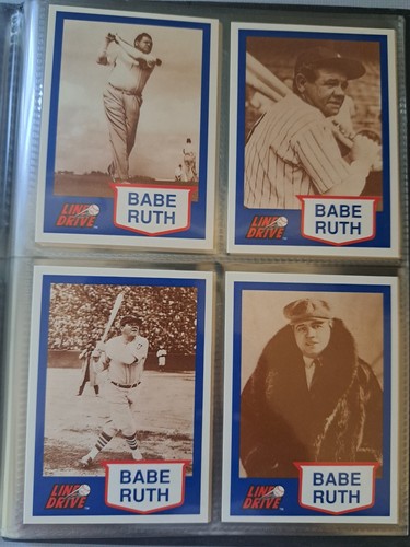 1991 Line Drive Babe Ruth Complete 20 Card Set - Picture 4 of 5