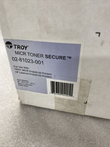 TROY Oryginalny toner MICR 02-81023-001 HP 8100-8150 Bezpieczny wkład Nowy - Zdjęcie 2 z 2