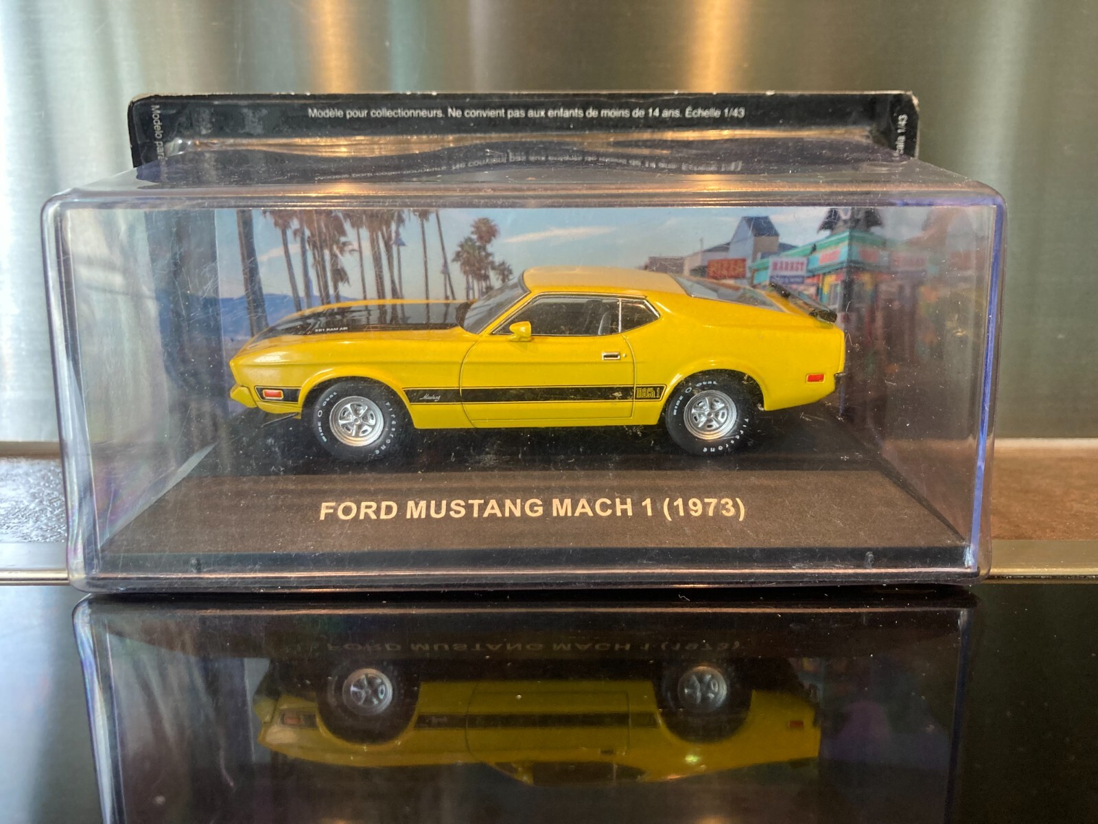 Ford Mustang Mach 1 1973 miniature Altaya 1/43 cadeau pour passionné