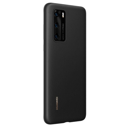 COQUE TÉLÉPHONE HUAWEI POUR P40 | PU OU SILICONE - NOIR OU VERT ENCRE | NOIR - Photo 12/20