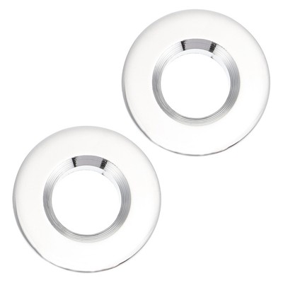 2 Pcs Dekorationsring Des Überlauflochs Waschbecken Zubehör Überlaufring Für