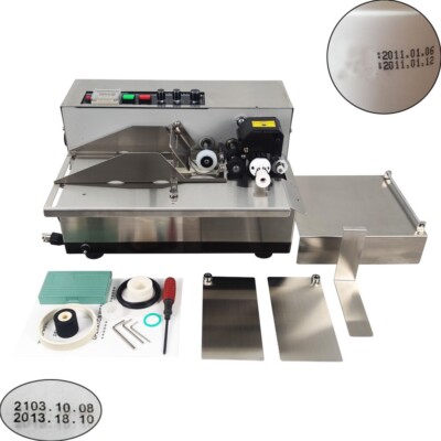 110V Stainless Steel MY-380F Solid-ink Continuous Automatic Coding Machine