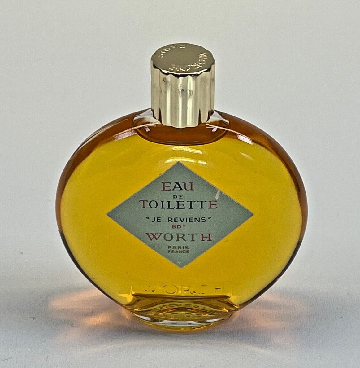 Vintage JE Reveins 80° WORTH PARIS FRANCE Full Lalique Perfume