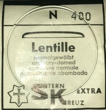 Uhrenglas N normalgewölbt lentille Flume Sternkreuz  (1 Stück freie Auswahl)