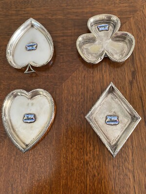 DEKO SCHÄLCHEN PIK COEUR KARO TREFF EIGNEN SICH ALS GESCHENK FÜR KARTENSPIEKER