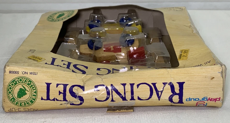 Playgroup All Wood playgroup racing set all wood Tumbletree Toys - Image 4 of 4