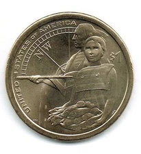 2014-P $1 Brilliant Uncirculated Business Strike Native American Dollar Coin!