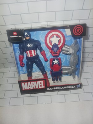 Marvel CAPTAIN AMERIC 9'' Action Figure with Shield/Gauntlet/Booster (2021)!!