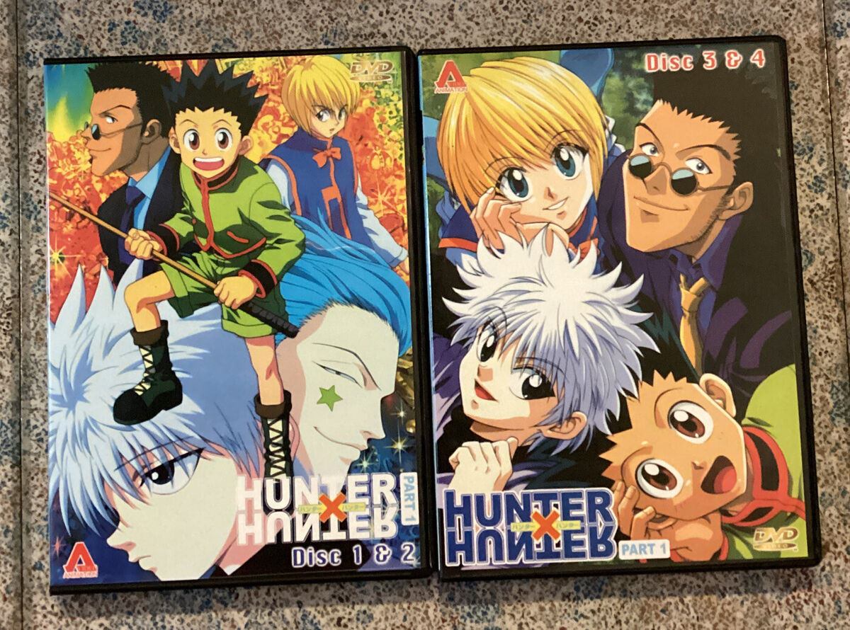 RARE Hunter X Hunter Part 1 Episodes 1-26 DVD (4-DISC SET) NTSC