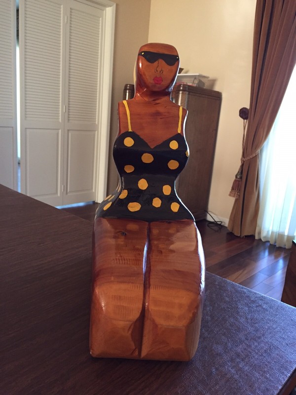 Wood Crafted Original Statue
