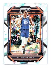 2023 Panini Prizm WNBA Basketball #65 Alyssa Thomas Cracked Ice Prizm Sun