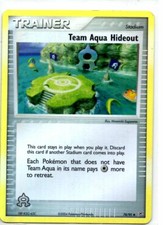 Pokemon Card TEAM AQUA HIDEOUT Rare Reverse Holo 78/95 EX Team Magma Vs Aqua NM on eBay