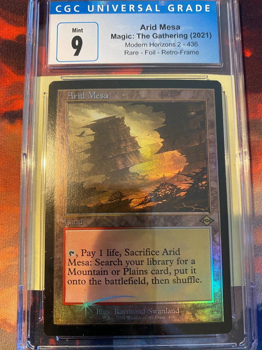 MTG Modern Horizons 2 Arid Mesa Retro Frame Foil CGC 9 | eBay