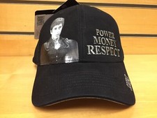 SCARFACE Money Power Respect Baseball Peak Cap Hat Tony Montana Vintage Hat