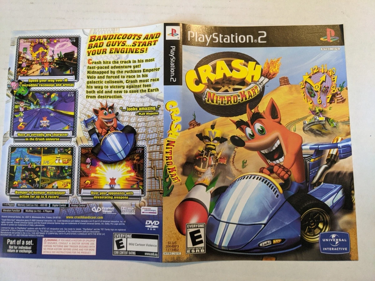 Crash Nitro Kart para PS2