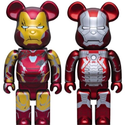 アイアンマン Mark 85 & Mark 5 フィギュアセット（BE@RBRICK 400 