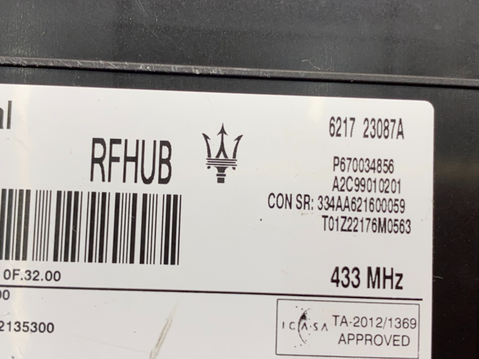 Maserati Levante 2014-2021 Keyless entry module