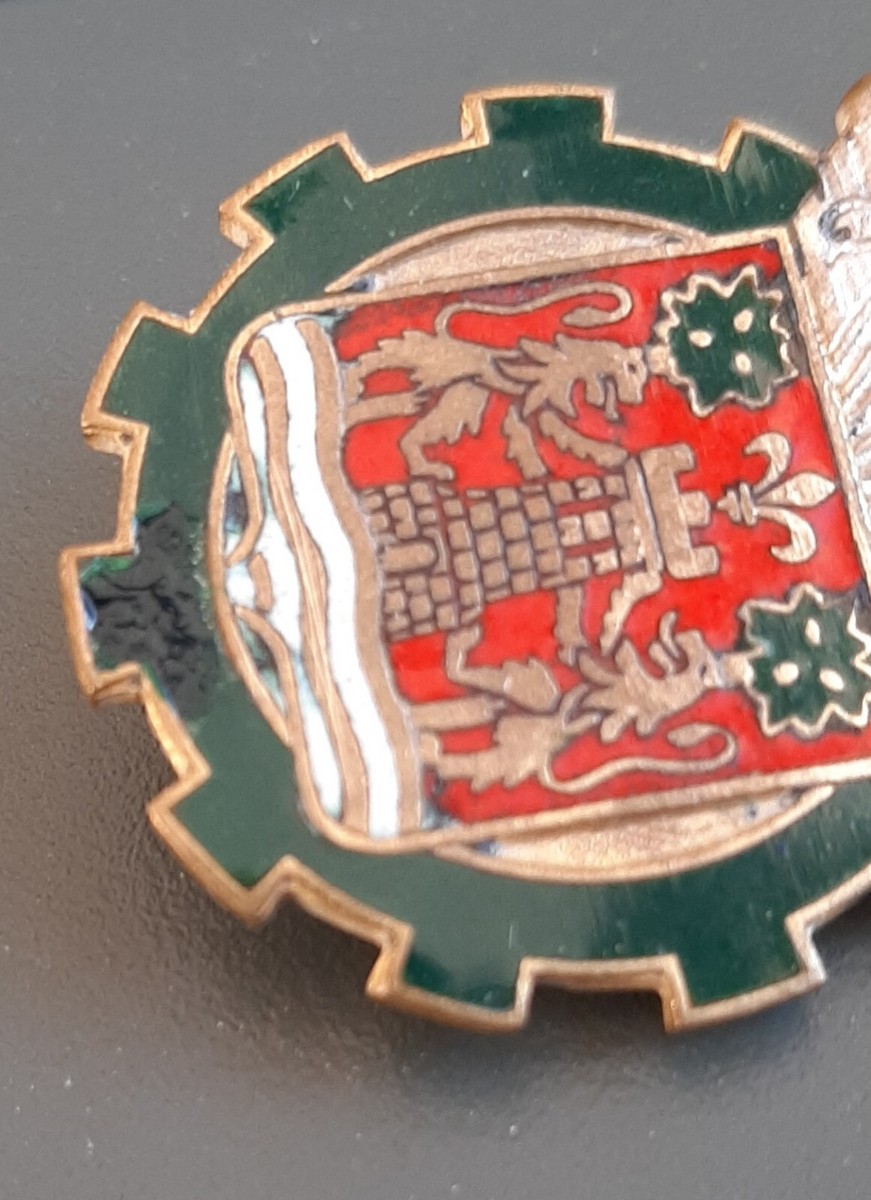 ECOLE ABC CAVALERIE HUSSEIN DEY Drago Béranger 1945 Insigne ORIGINAL