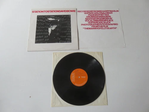 DAVID BOWIE Station To Station RCA 1976 A1E B1E UK PRESS LP & INSERT APL1-1327