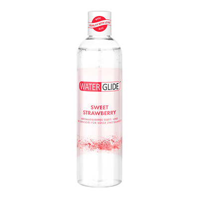 EIS Gleitgel Waterglide, wasserbasierte Langzeitwirkung, Erdbeer-Aroma (300ml)