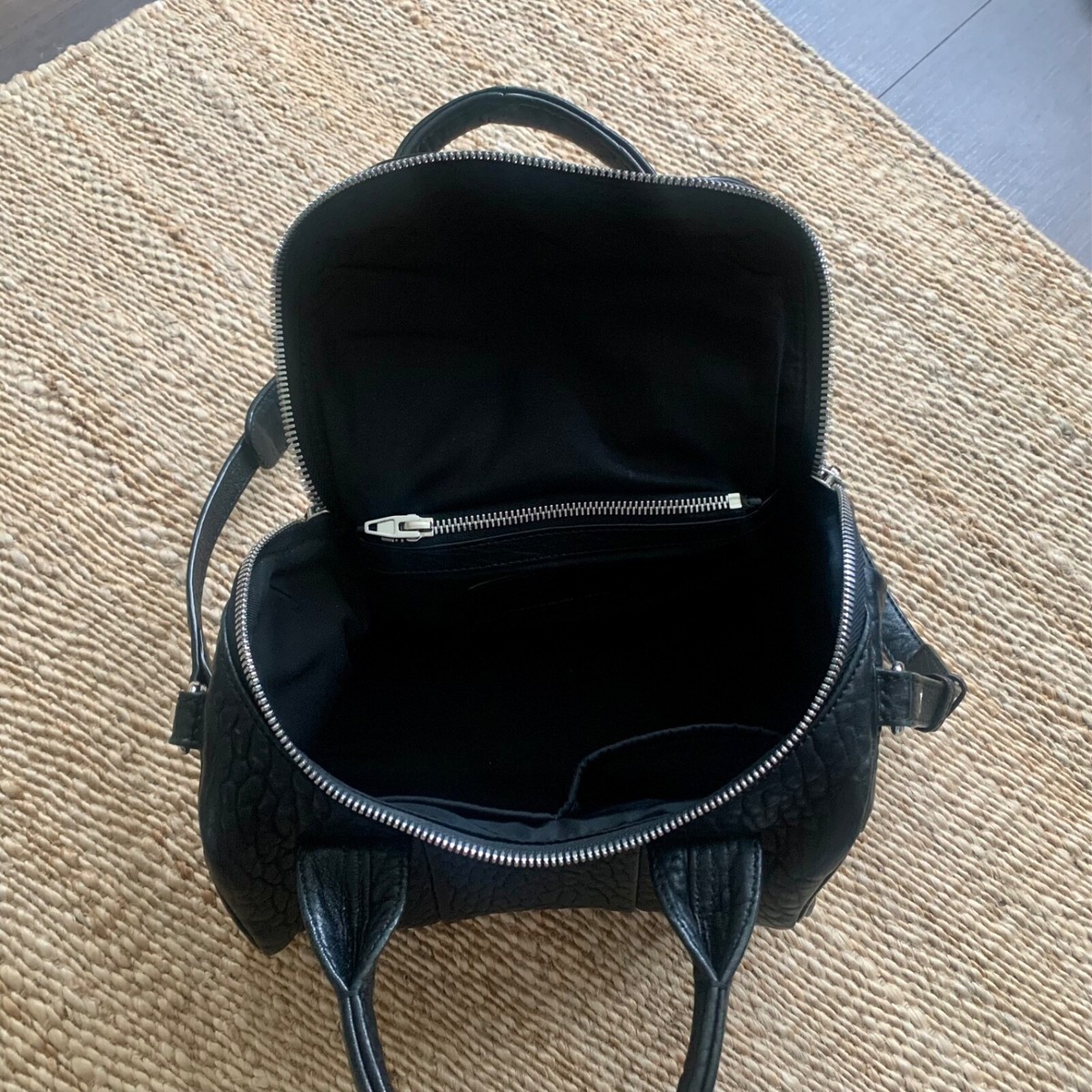Alexander Wang Black Pebbled Leather Rockie Bag | eBay