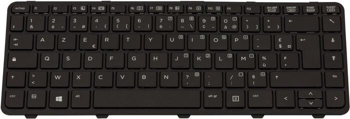 Clavier AZERTY français HP 738687-051 pour ordinateur ProBook 650 645