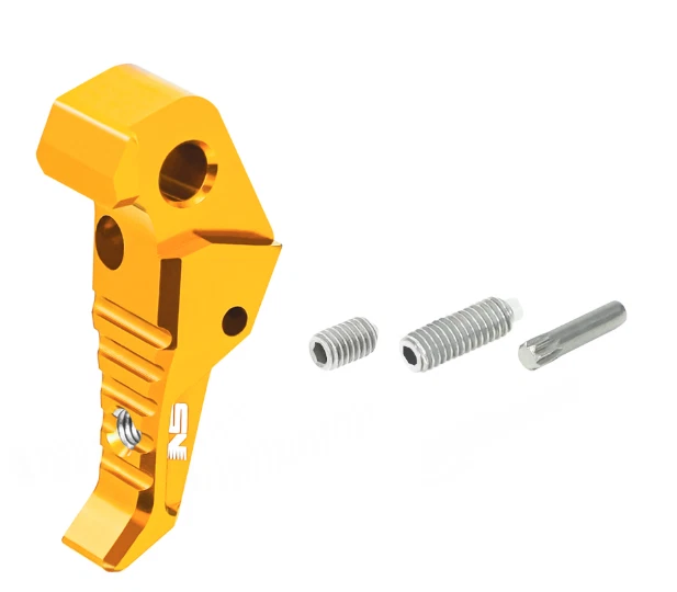 NEXXSPEED NS CNC Aluminum Adjustable Trigger (GOLD) - Action Army AAP-01/C
