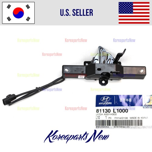 Genuine 81130L1000 Hood Lock Latch For Hyundai Sonata 2020-2023 Genuine 81130L1000 Hood Lock Latch For Hyundai Sonata 2020-2023