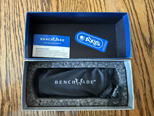 Benchmade New Mini Barrage 585-03 Titanium Pocket Clip Knife - Picture 9 of 11