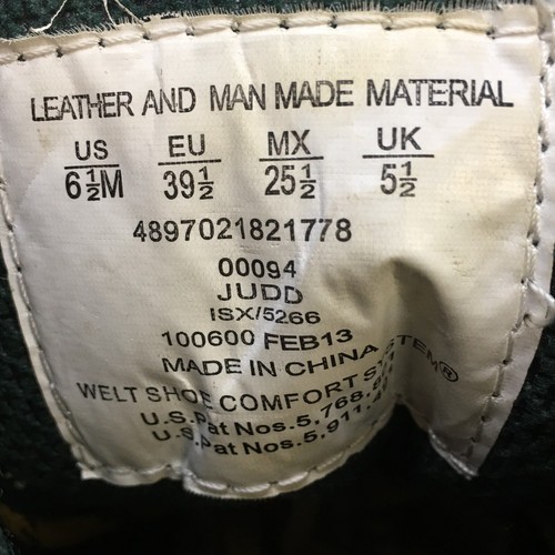 Botas de dirección Texas para hombre 6,5 Flexcore Judd combate cuero bronceado con cordones al tobillo - Imagen 10 de 12