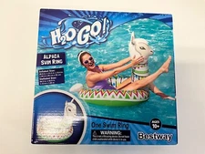 ALPACA SWIM RING Pool Float Ages 10+ H2O GO! Bestway Product Brand New Sealed