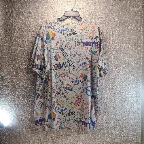 Under Armour T-Shirt Pride United We Win Rainbow LGBTQ Size XXL Multicolor - Picture 2 of 8