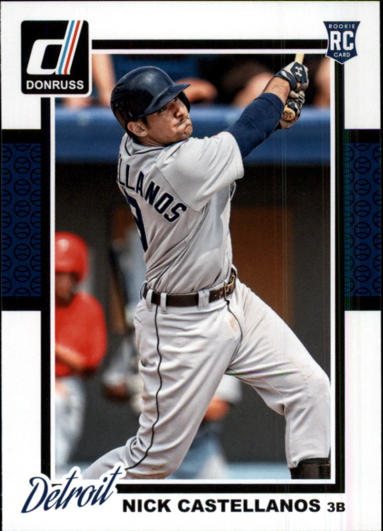 2014 Donruss #295 Nick Castellanos RC Rookie Tigers Reds
