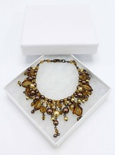 New Czech Glass Beaded Bracelet in Gift Box GB8