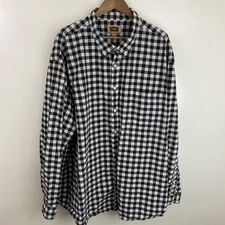 The Foundry Shirt Mens 4XLT Tall 4XL Multicolor Plaid Long Sleeve Button Down