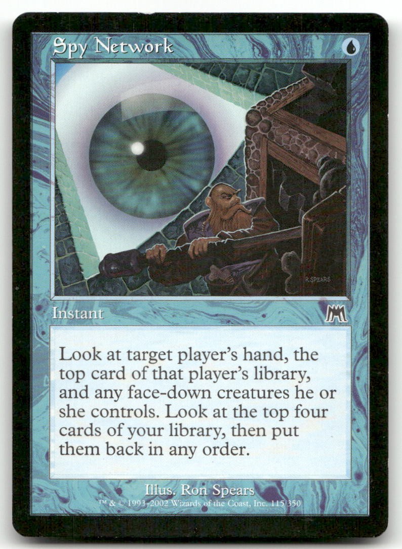 Spy Network #115 (MP) Onslaught ONS Magic MTG