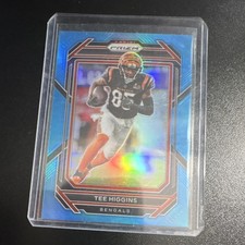 2022 Panini Prizm Tee Higgins #59 Blue Prizm Cincinnati Bengals NFL Football